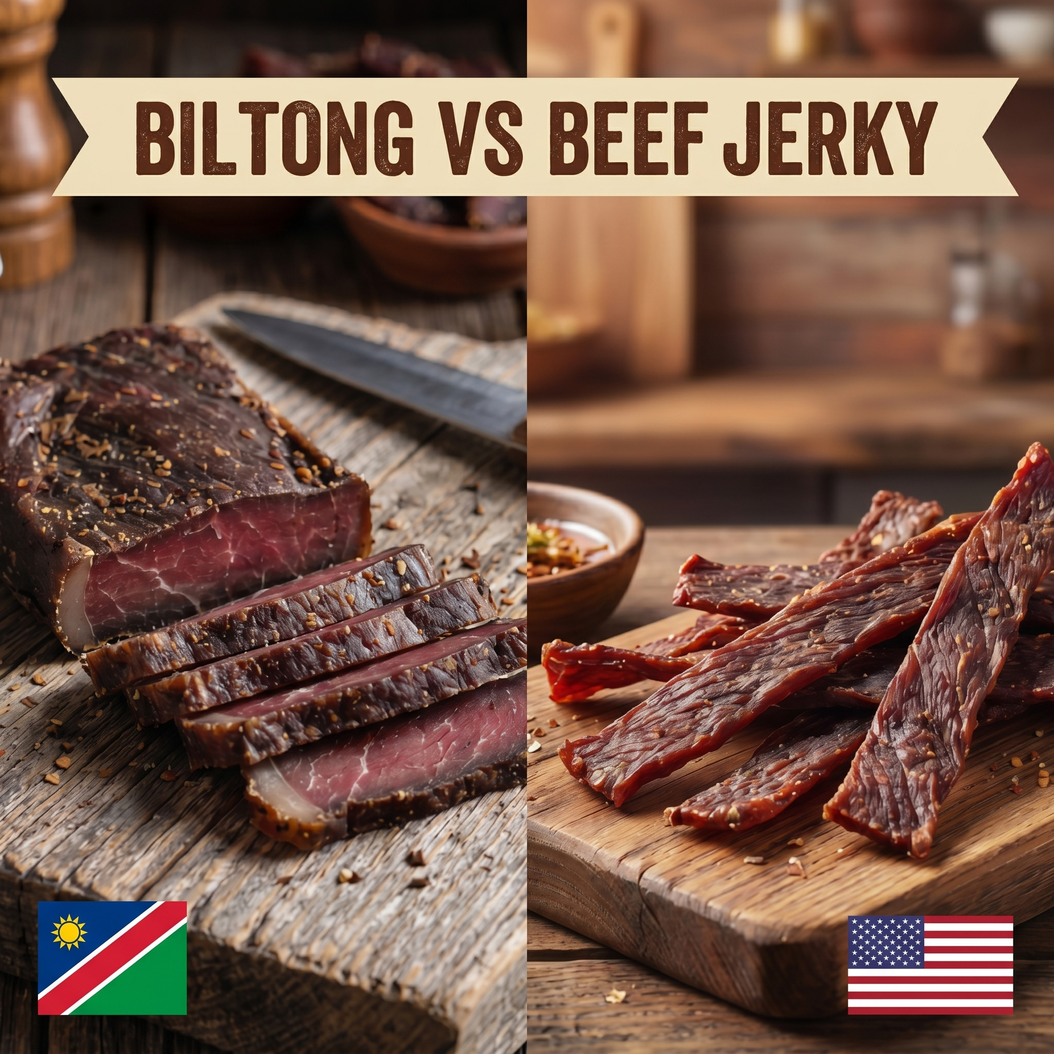 Biltong vs Beef Jerky