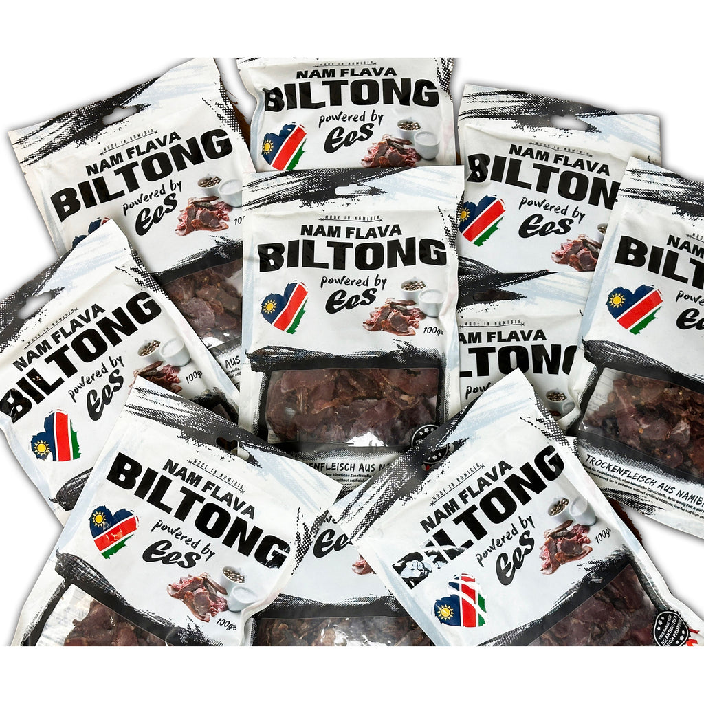 10x Pack (100g) - Nam Flava Biltong by EES - 1kg