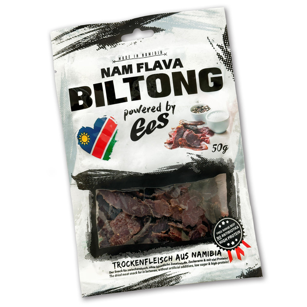 12x Pack (50g) - Nam Flava Biltong by EES - 600g